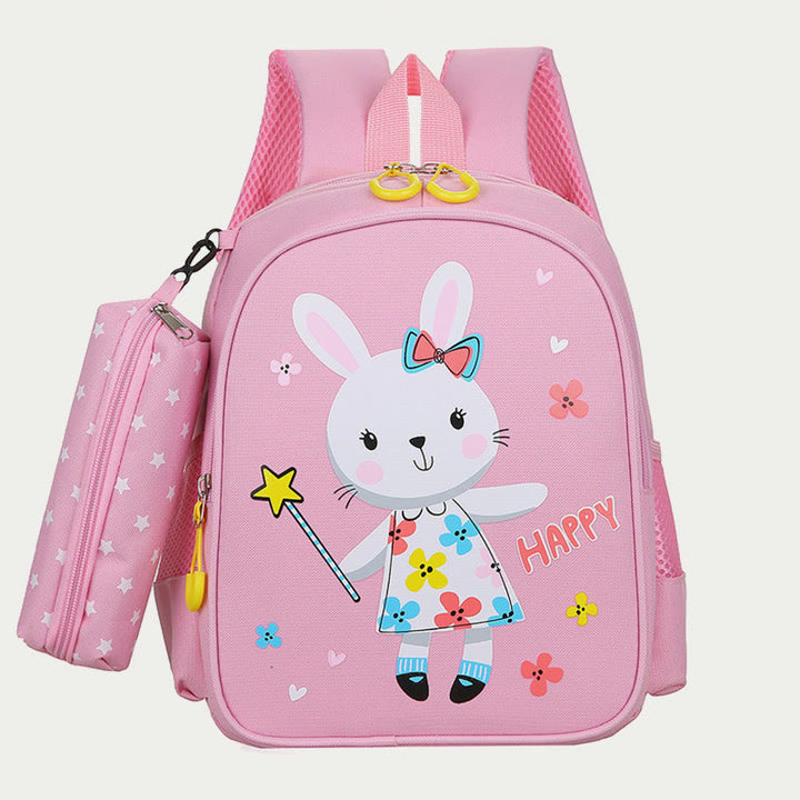 Rucksack für Kinder mit Cartoon-Druck, süßes Einhorn, Kindergarten-Schultasche