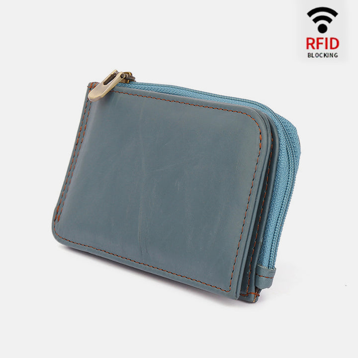 RFID-Diebstahlschutz Vintage-Geldbörse Kartenhalter