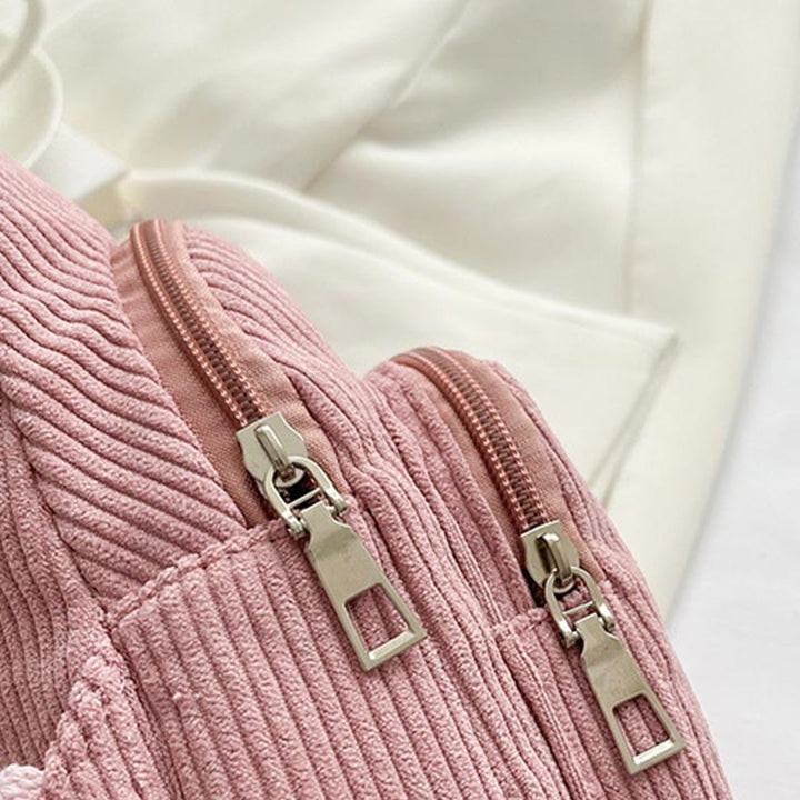 Schultertasche für Damen, lässiger kleiner Umhängerucksack aus Segeltuch