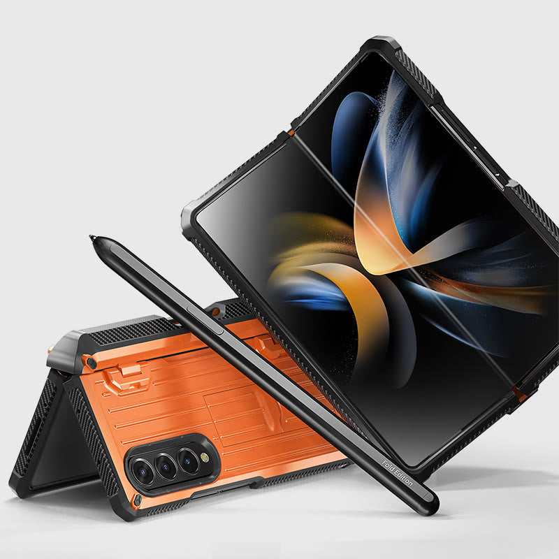 Handyhülle mit Halterung für Samsung Bruchsichere Schutzhülle