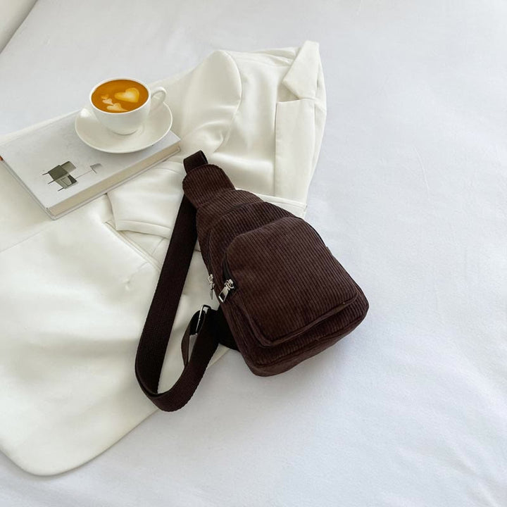 Schultertasche für Damen, lässiger kleiner Umhängerucksack aus Segeltuch