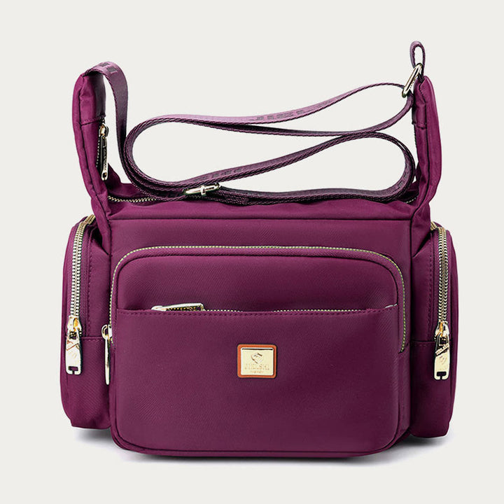 Umhängetasche aus Nylon für Damen, für das tägliche Outfit, mehrere Taschen, Geldbörse