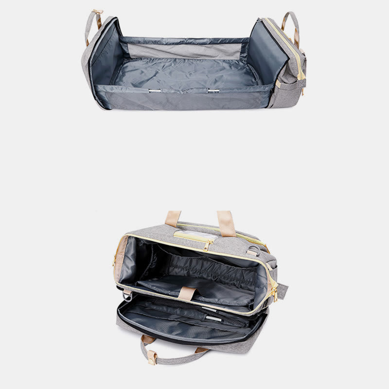 Mama-Tasche für den täglichen Gebrauch im Freien, tragbare, faltbare Kinderbett-Freizeit-Mama-Tasche
