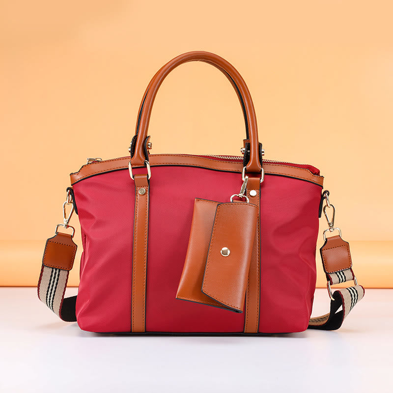 Top-Griff-Tasche für Damen, weiche, tragbare Oxford-Umhängetasche