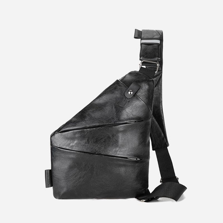Schultertasche für Männer, Diebstahlsichere, multifunktionale, wasserdichte Brusttasche für den Sport