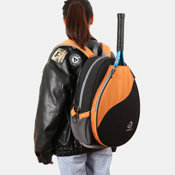 Schlägertasche für Kinder, Tennis mit Schuhtasche, Sportrucksack