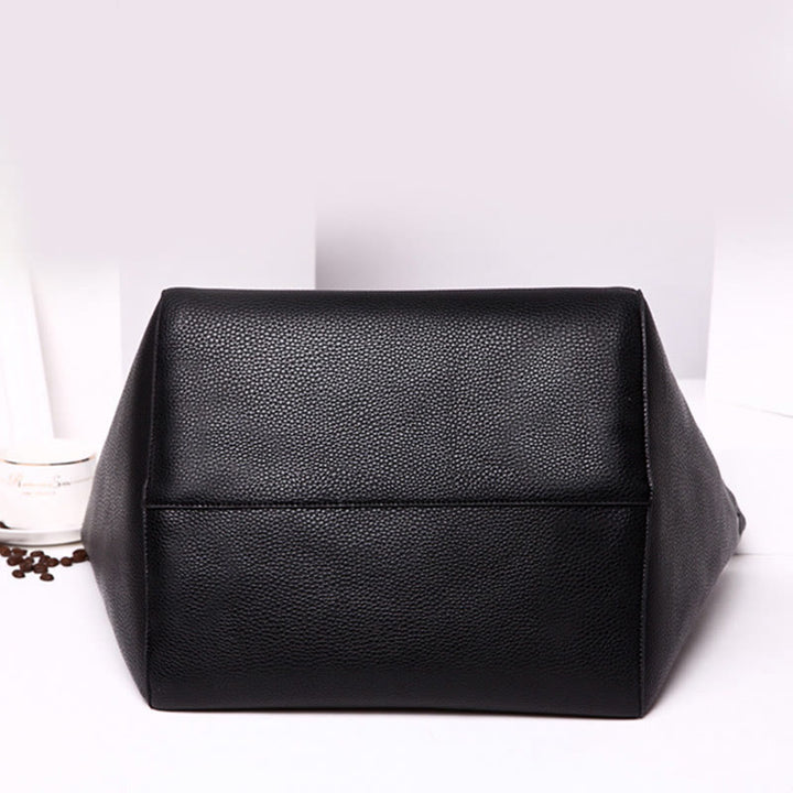 Klassische Tragetasche für Damen, einfarbig, Set mit Pendlertaschen für Büro und die Arbeit