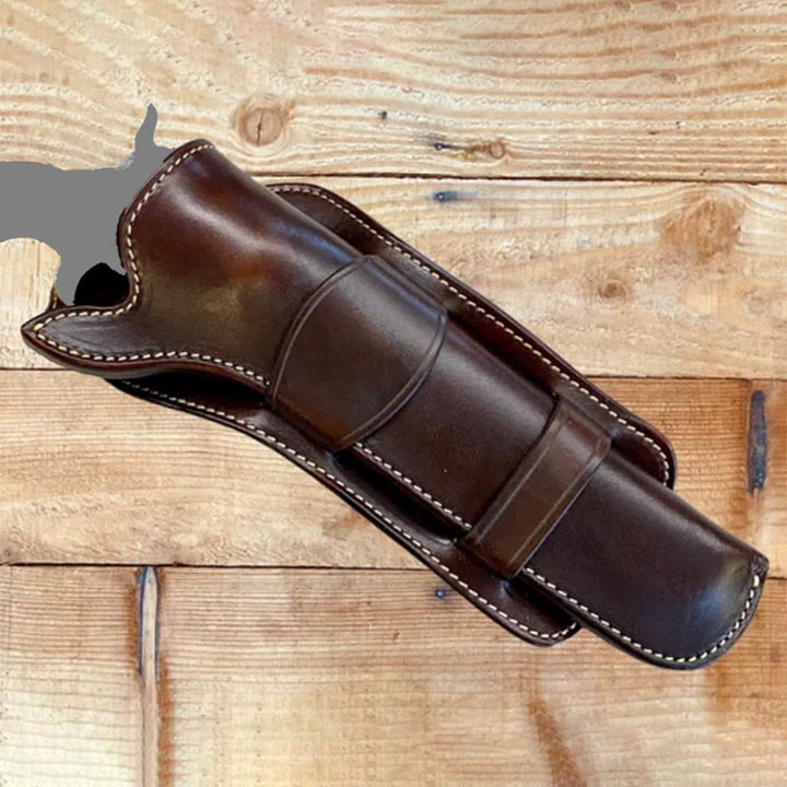 Punk Gothic Revolver Holster Frauen Männer Cosplay Prop Leder Holster