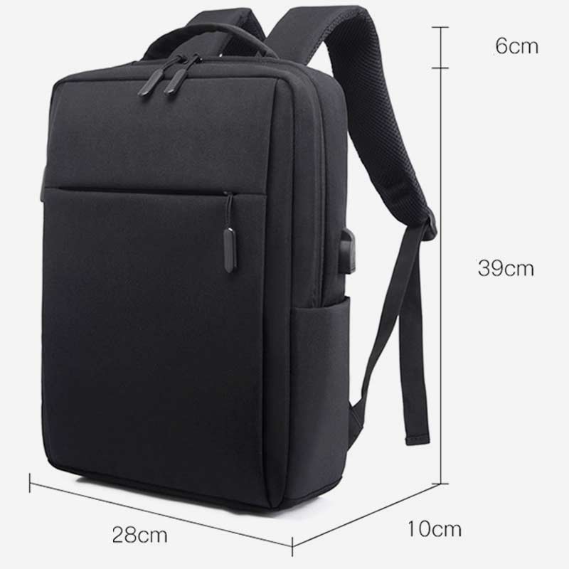 Multifunktionaler, robuster, atmungsaktiver Reise-Laptop-Rucksack mit großer Kapazität und USB-Ladeanschluss