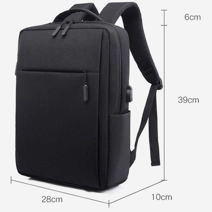 Multifunktionaler, robuster, atmungsaktiver Reise-Laptop-Rucksack mit großer Kapazität und USB-Ladeanschluss