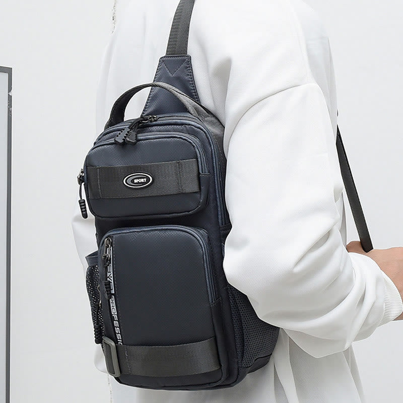 Leichte Reisegeldbörse für Männer, praktische wasserdichte Outdoor-Brusttasche