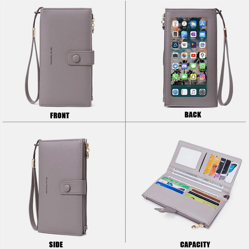 Touchscreen Große Kapazität Handy Tasche Geldbörse