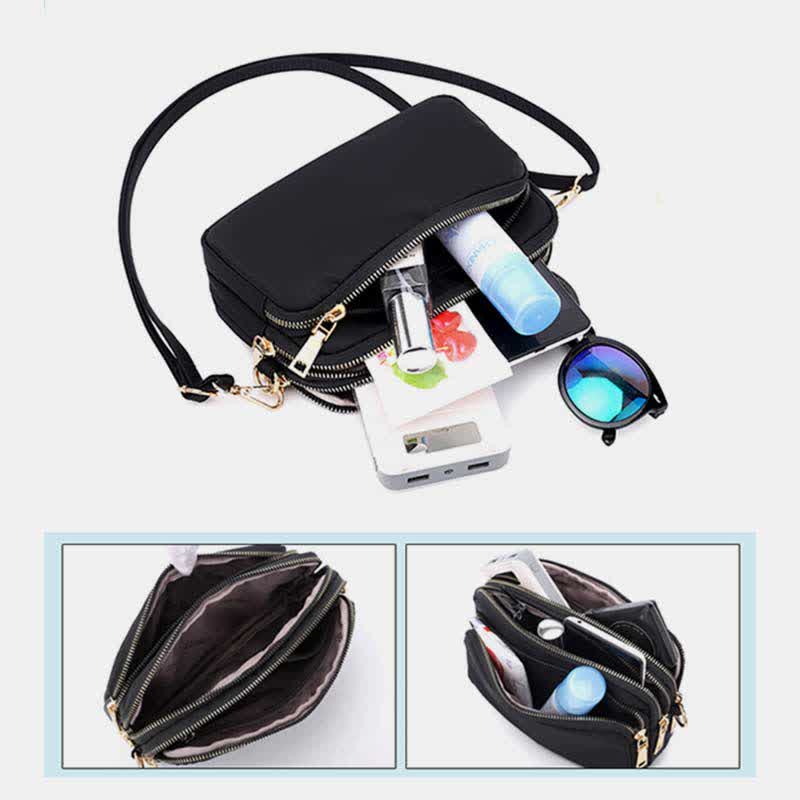 Mini-Umhängetasche für Damen, leichte Handtasche für den Alltag, Schultertasche, Clutch