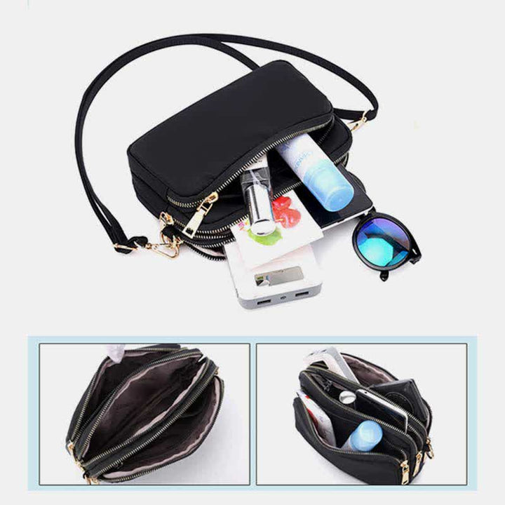 Mini-Umhängetasche für Damen, leichte Handtasche für den Alltag, Schultertasche, Clutch