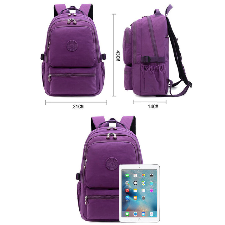 Laptop-Rucksack, leichter Reiserucksack für Frauen, College-Schulbüchertaschen
