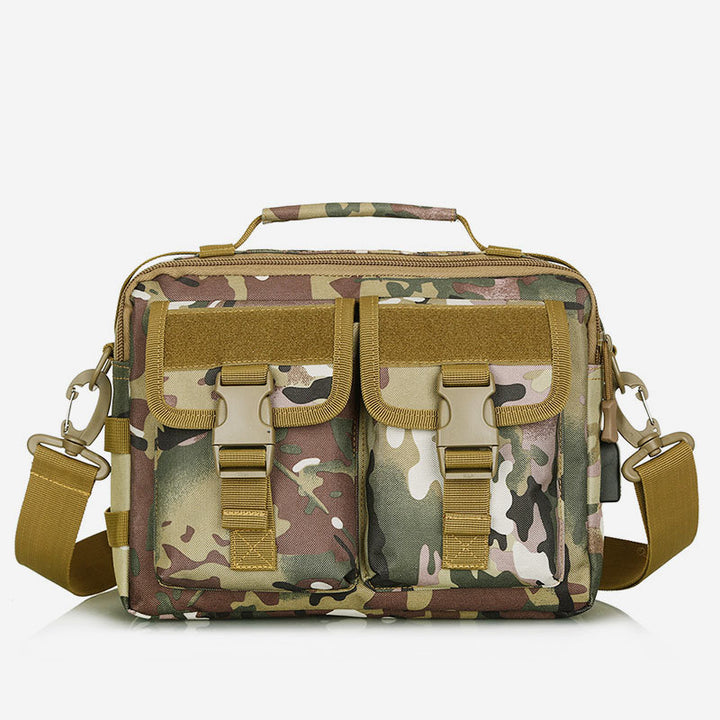 Wasserdichte Messenger-Tasche für Outdoor-Aktivitäten mit großem Fassungsvermögen und USB-Aufladung 
