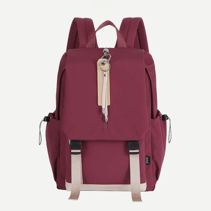 Rucksack für Frauen und Mädchen, wasserdicht, mehrere Taschen, 14-Zoll-Laptop-Rucksack, Büchertasche
