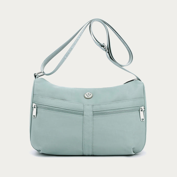 Solide Umhängetasche für die Schule, Reisen, einfache Nylontasche, Geldbörse