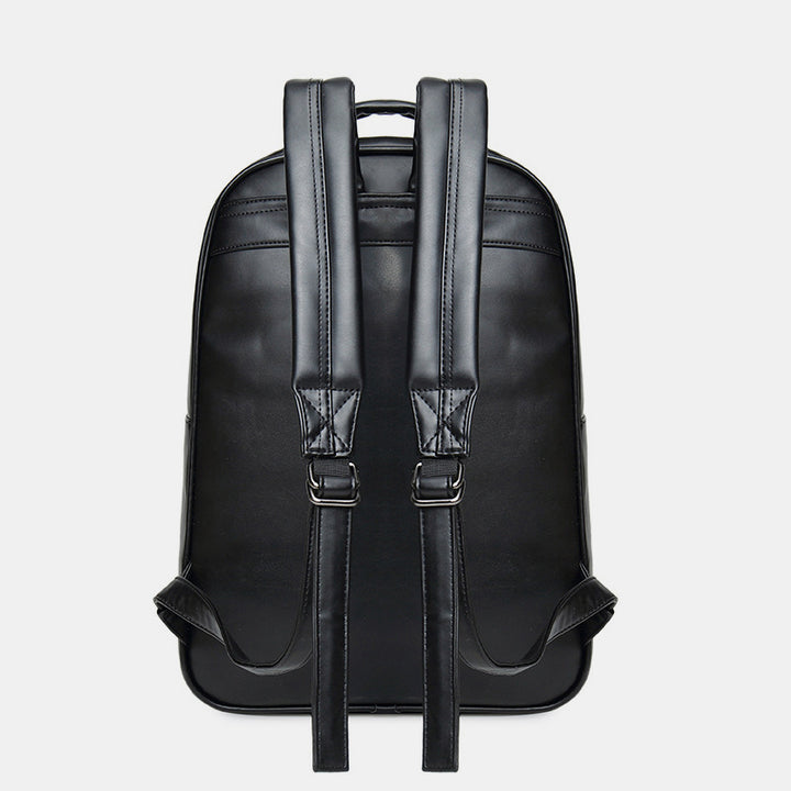 3D Tierkopf Rucksack mit Nieten aus Leder Coole Laptoptasche College Büchertasche