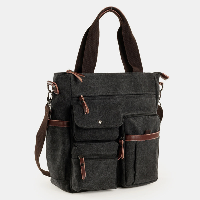 Lässige Umhängetasche mit mehreren Taschen