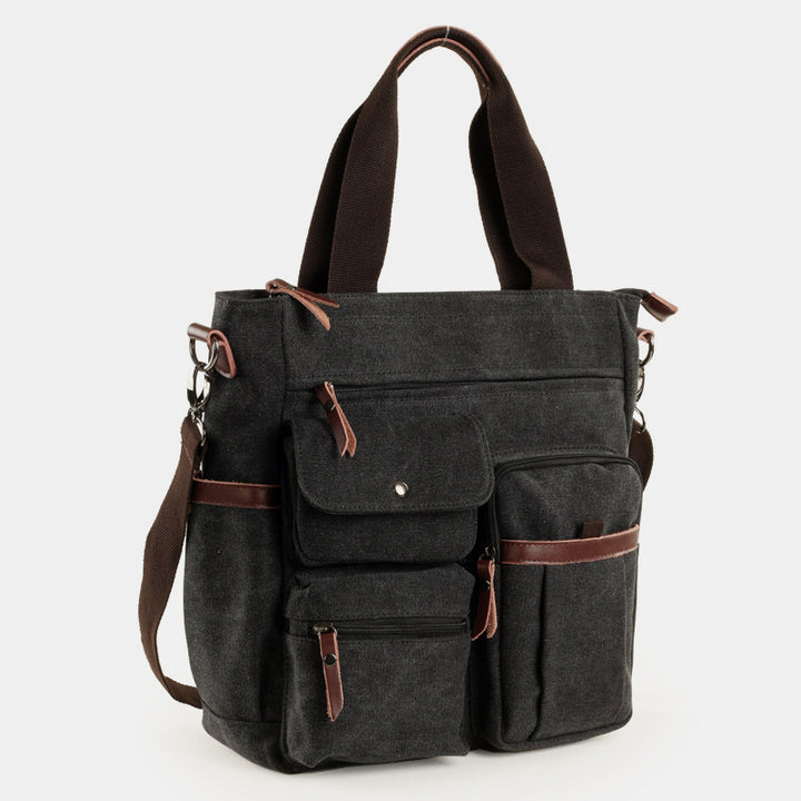 Lässige Umhängetasche mit mehreren Taschen