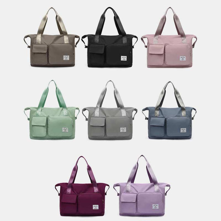 Tragbare Reisetasche mit großem Fassungsvermögen für Damen und Herren, faltbare Reisehandtasche