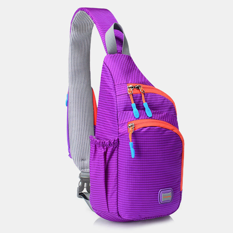 Schultertasche für Damen, Nylon, wasserdicht, für Outdoor-Sport, Reiten, Brusttasche