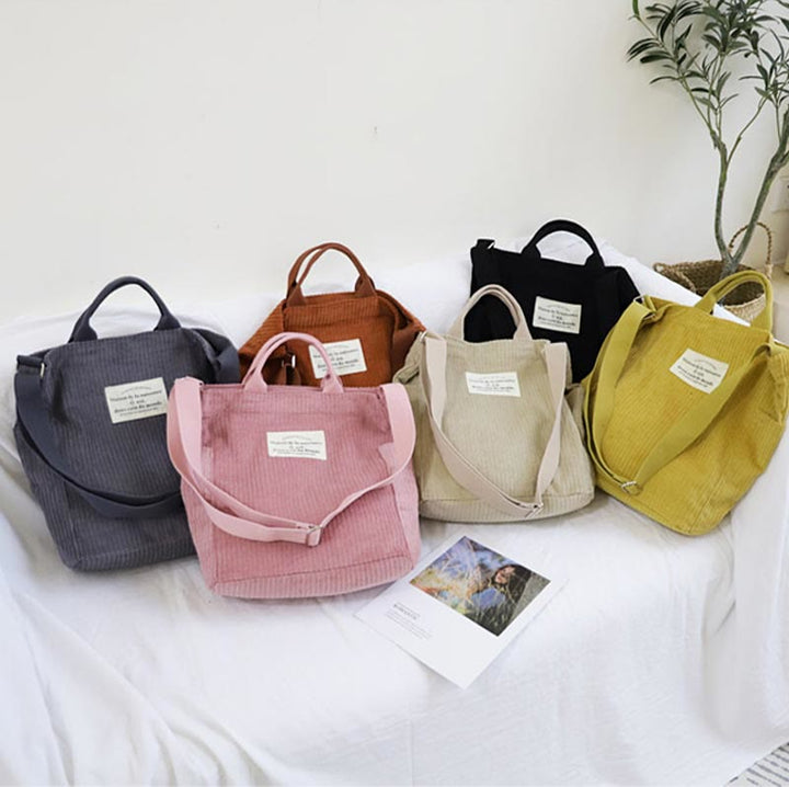 Tragetasche für Damen, Retro, große Reisehandtasche aus Canvas