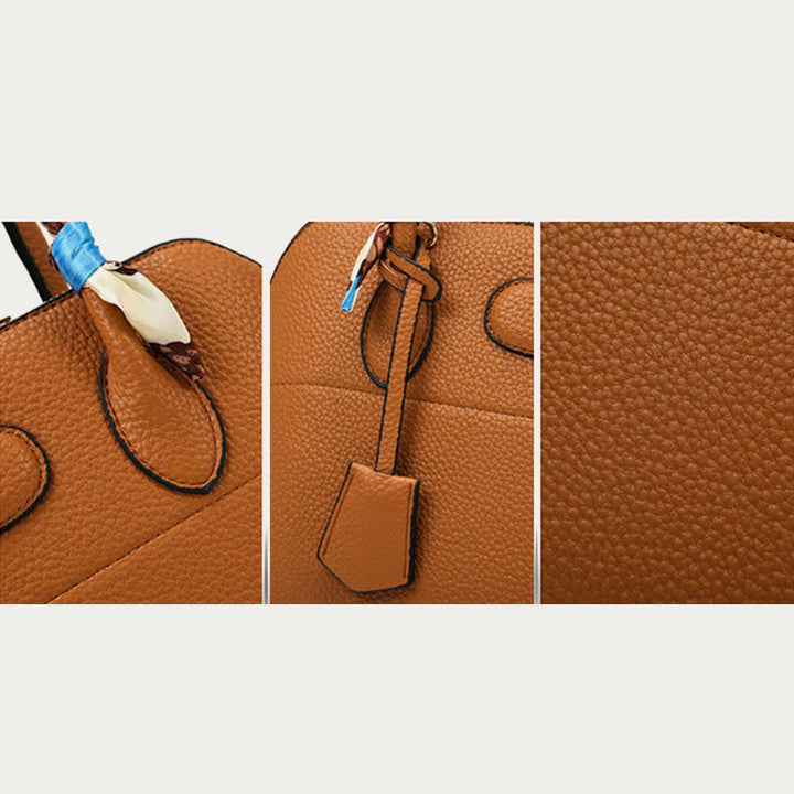 Top-Griff-Tasche für Frauen Vintage dünner Seidenschalgriff
