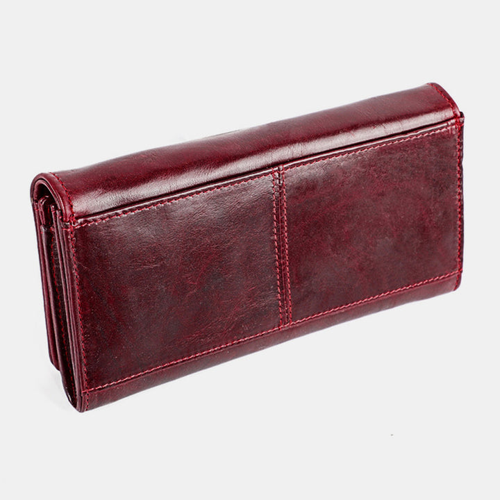 Money Manager RFID Damen Leder Geldbörse Handyhalter Clutch Organizer
