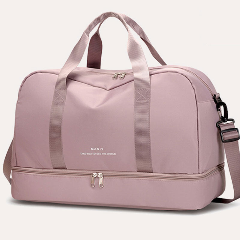 Reise-Sporttasche, trocken, nass, für die Abreise, Sporttasche, Weekender, Übernacht-Handtasche