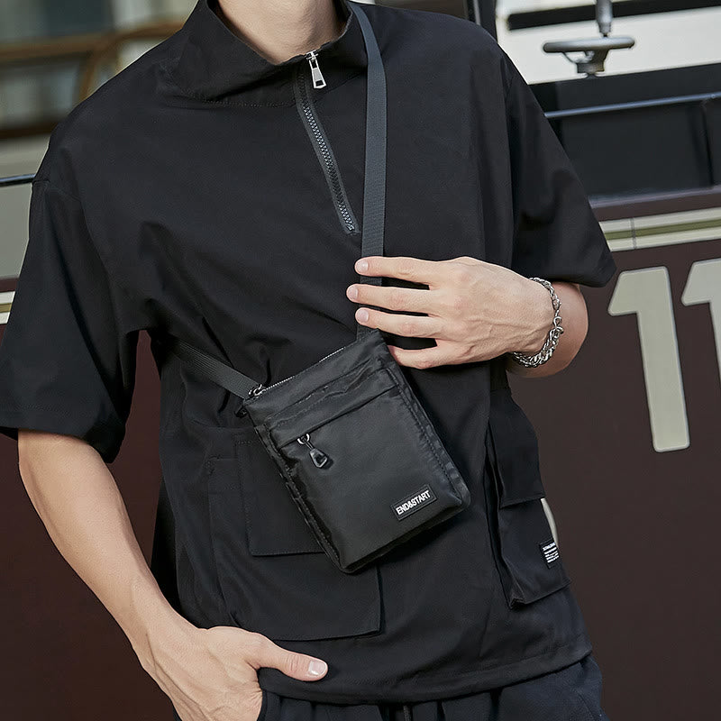 Handytasche für Herren, sportlich, klein, tragbare Umhängetasche