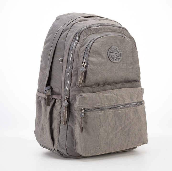 Rucksack mit mehreren Taschen, lässiger Tagesrucksack, Laptop-Rucksack, Büchertasche für Studentinnen - Hellgrau - image 19