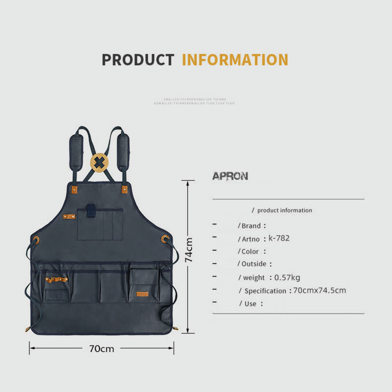 Werkzeugtasche für Männer, Plane, Reparaturmann, Gartenarbeit, Mechaniker, Werkzeugschürze