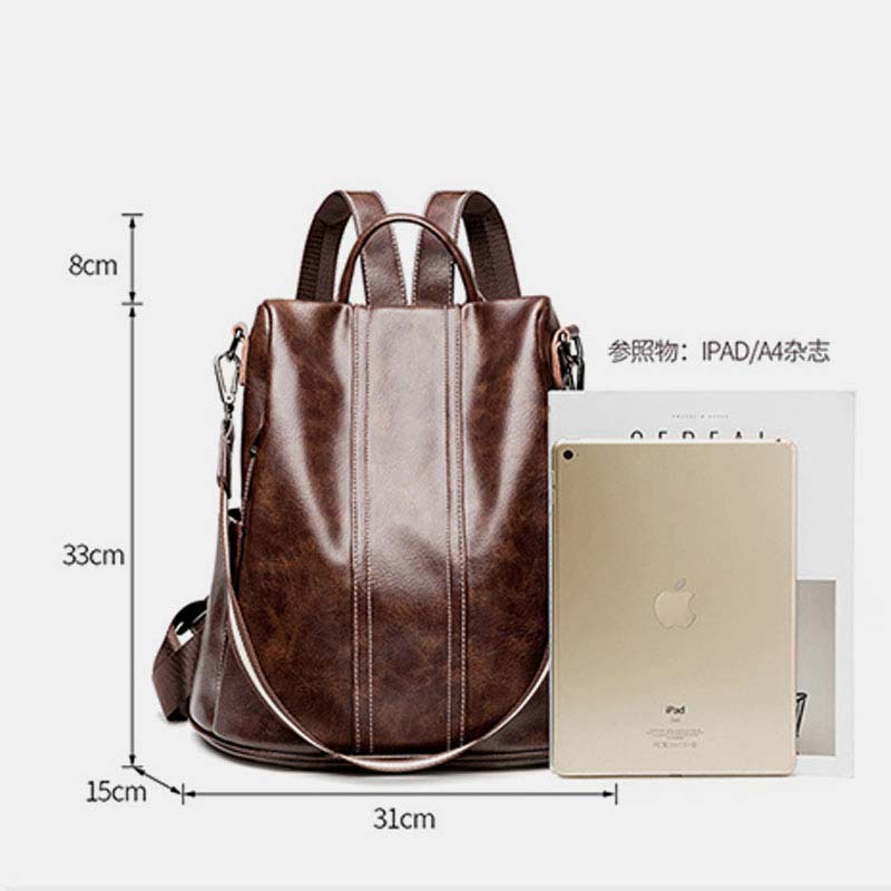 Diebstahlsicherer multifunktionaler Retro-Rucksack