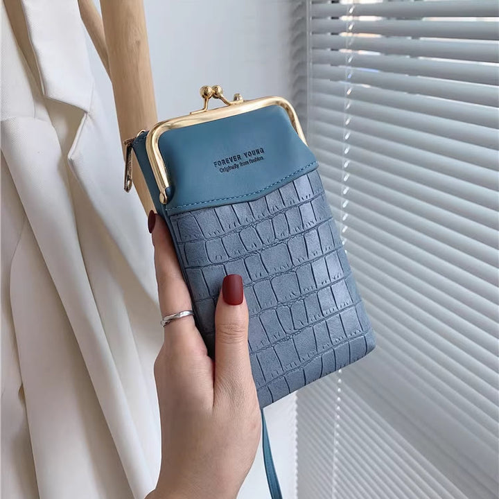 Kleine Crossbody-Handy-Geldbörse für Damen, Mini-Schultertasche, Geldbörse