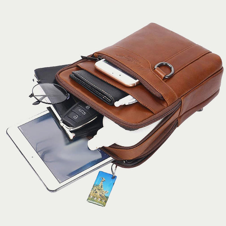 Umhängetasche für Männer Drei Stile Taschen Leder Umhängetasche