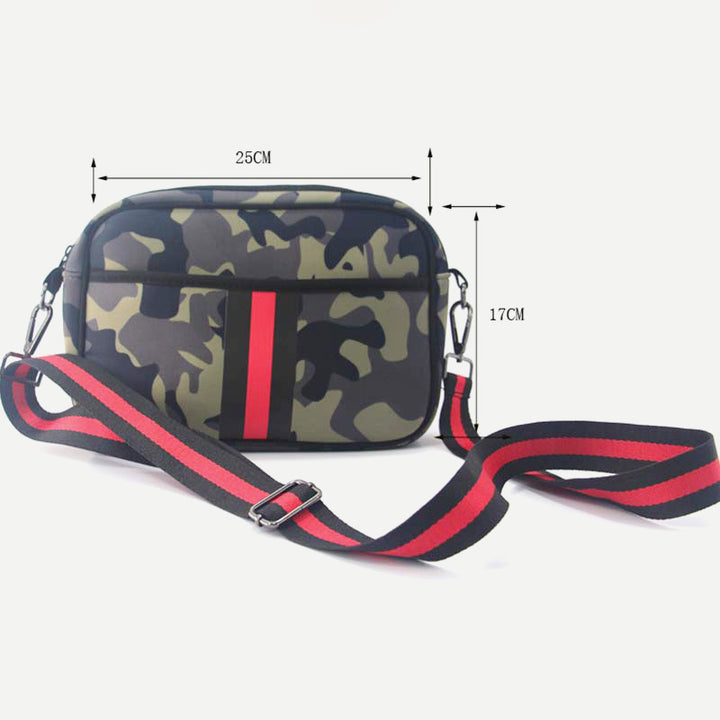 Leichte Umhängetasche Damen Geldbörse Neopren Handtasche Strandtasche