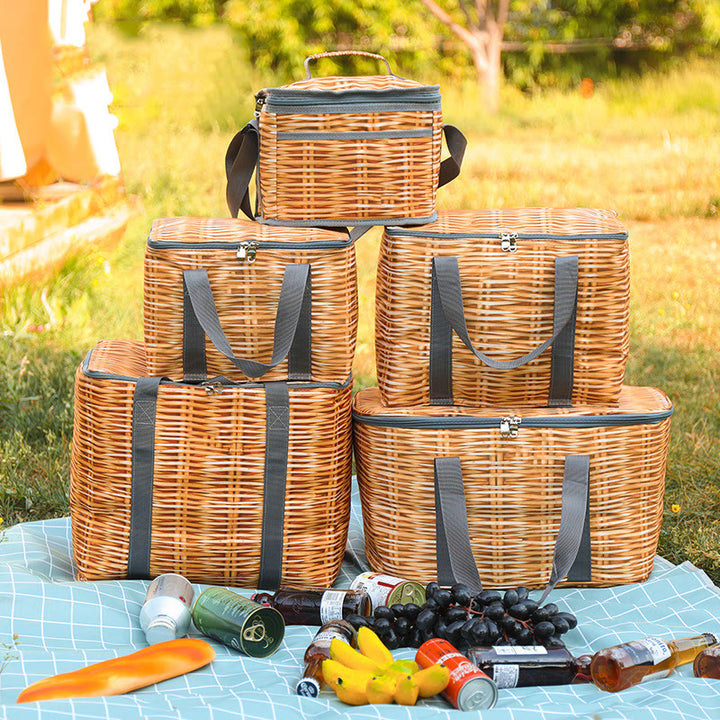 Kühltasche für unterwegs, faltbar, dicke Isolierung, Picknicktasche