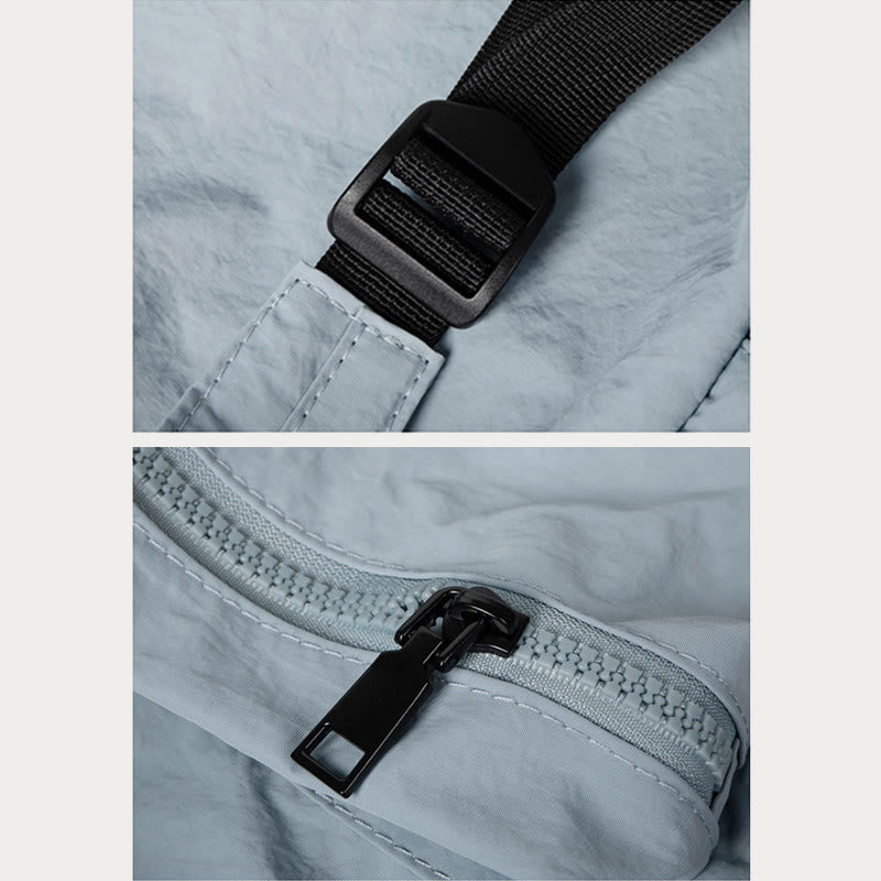 Rucksack für Damen, Nylon, Kordelzug, leicht, lässig, Reisetasche