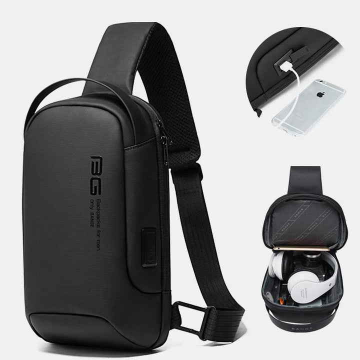 Wasserdichte, großvolumige Schultertasche mit Diebstahlschutz 