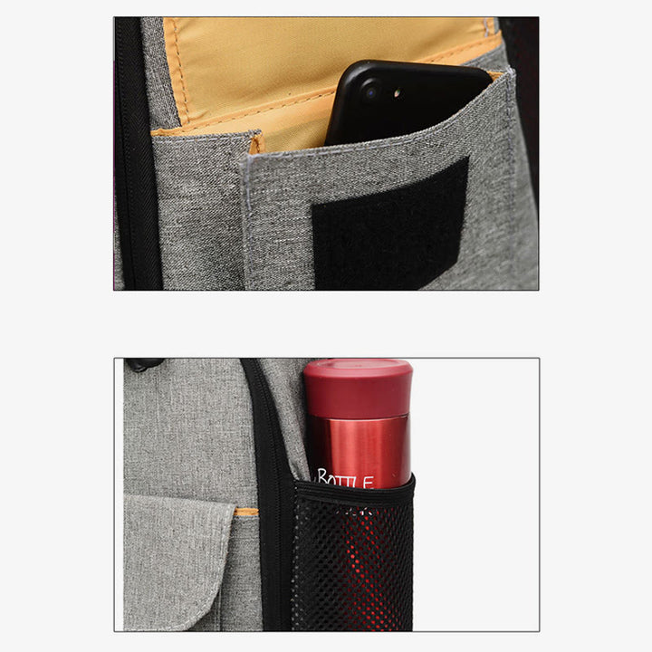 SLR-Digitalkameratasche für den Außenbereich, robuste Brusttasche aus Nylon