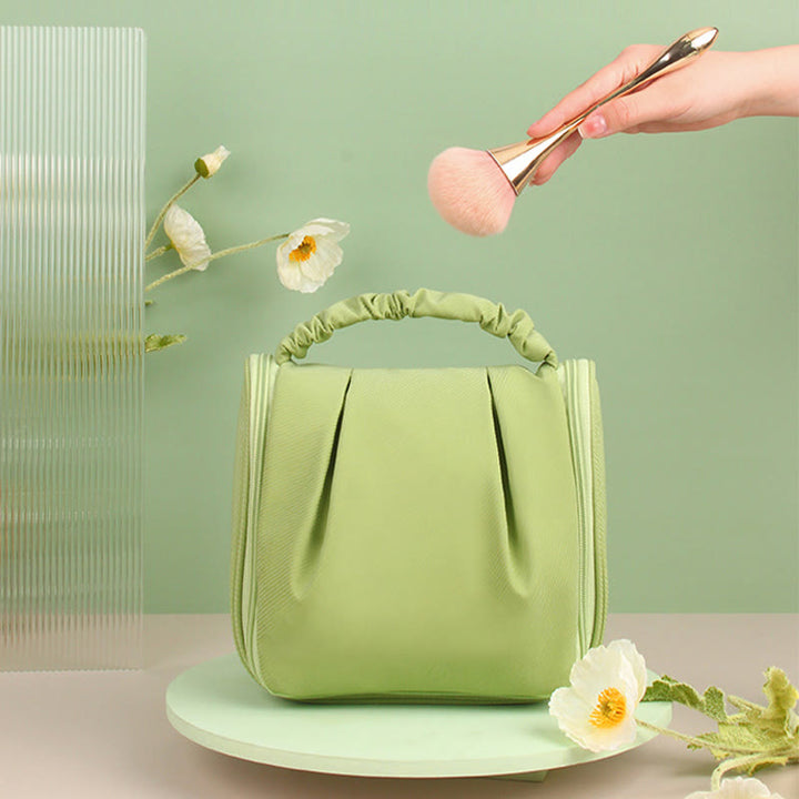 Tragbare Make-up-Handtasche für Damen, große Reiseaufbewahrungstasche