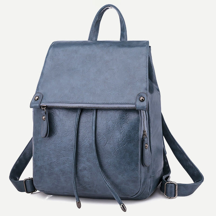 Rucksack für Damen, großes Fassungsvermögen, wasserdicht, Tagesrucksack aus PU-Leder