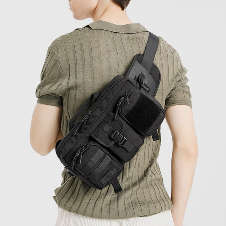 3-Wege-Verwendung Große Kapazität Wasserdicht Atmungsaktiv Bequem Casual Sling Bag Hüfttasche