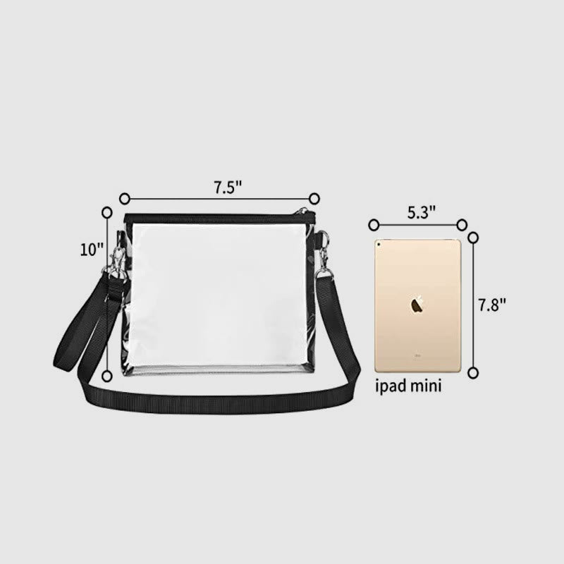 Transparente Telefontasche für den täglichen Gebrauch, wasserdichte, lässige Geldbörse