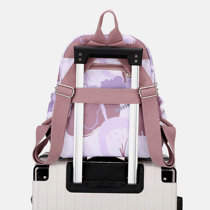 Damen Rucksack Handtasche Damen Wasserdicht Druck Bunter Rucksack Reise Tagesrucksäcke