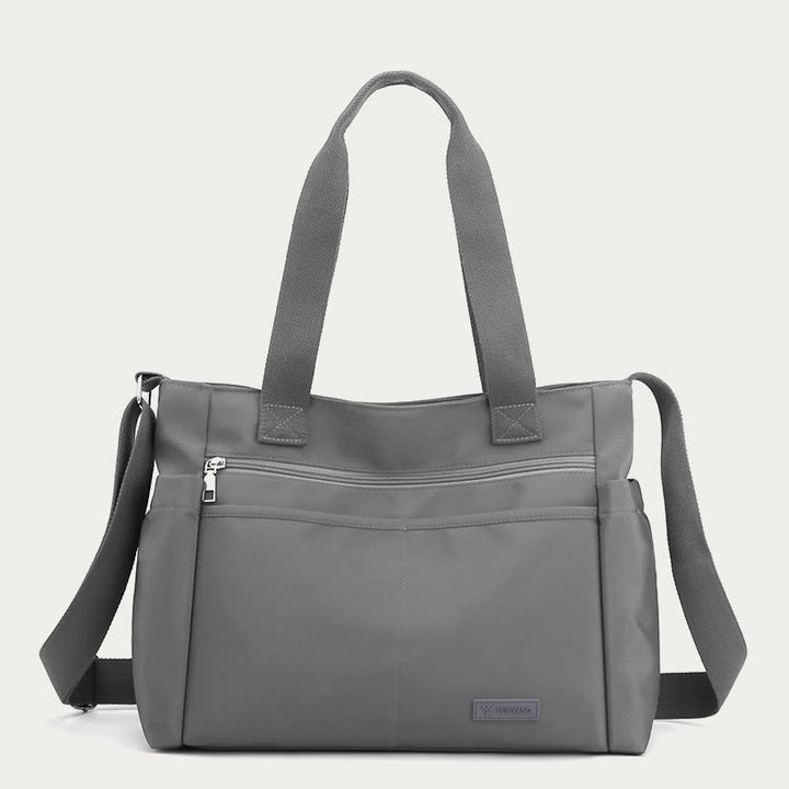 Minimalistische Tragetasche für Damen, große Handtasche aus Nylon für die Schule und Fitness