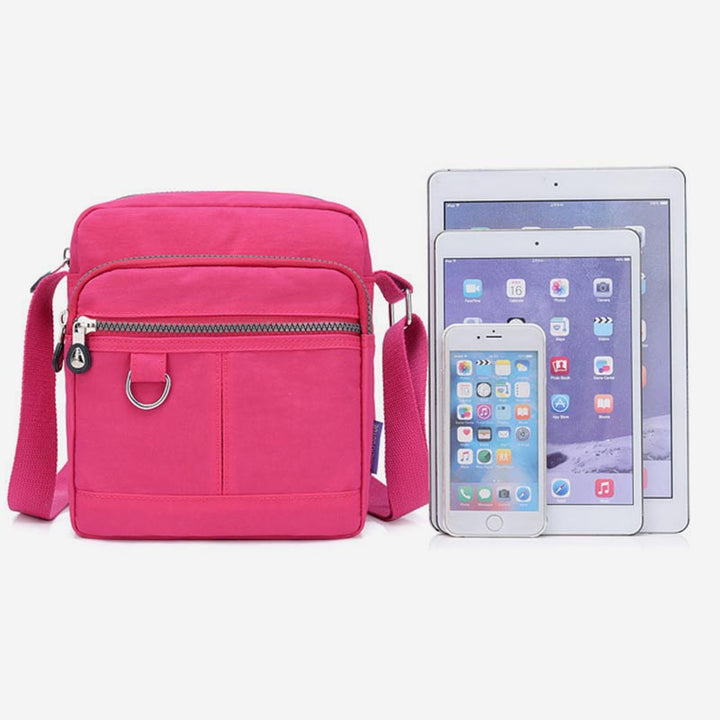 Damen Umhängetasche mit mehreren Taschen, lässige Reise-Schultertasche