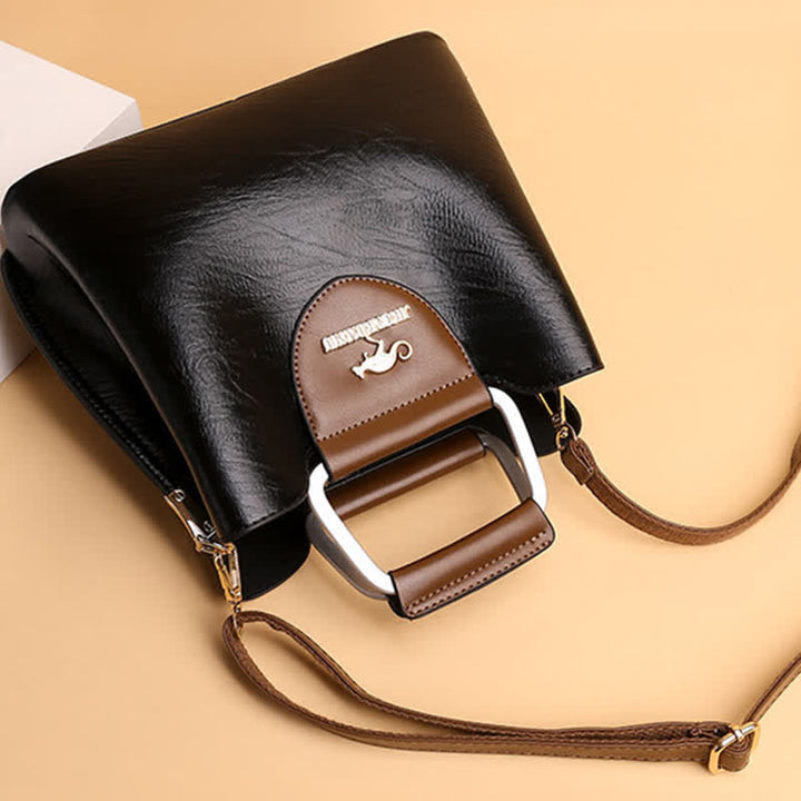 Damen Leder Designer Handtasche Top Griff Satchel Damen Umhängetasche